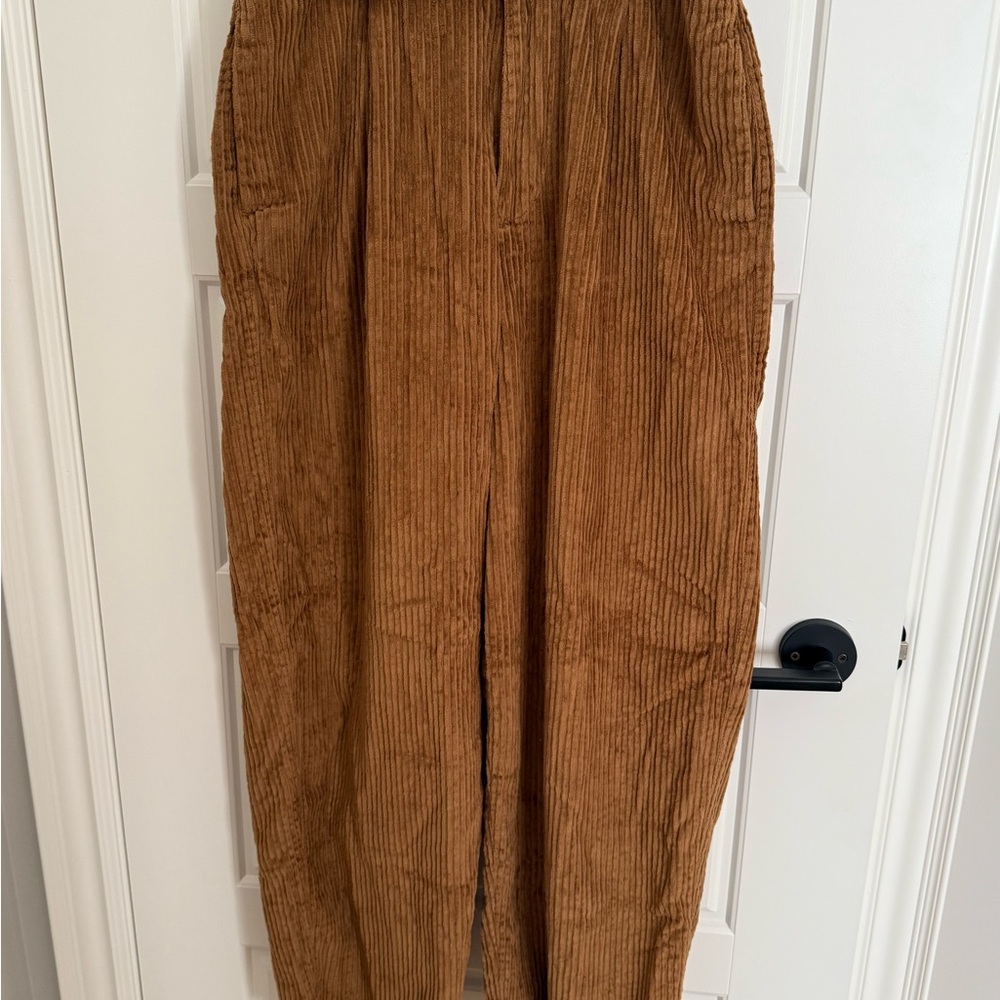 Urban Outfitters Baggy Tan Corduroy Pants